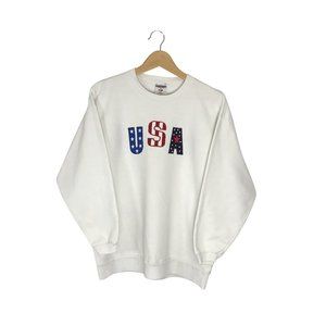 Vintage USA Pullover Sweatshirt - Women's Large